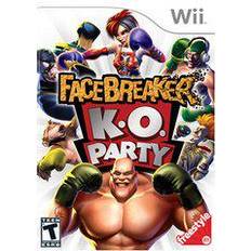 Nintendo Wii-spel FaceBreaker K.O. Party Wii