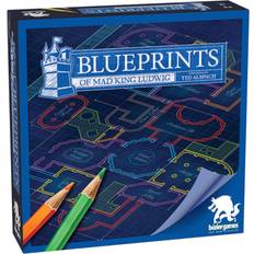 Bezier Games Blueprints of Mad King Ludwig A Flip & Sketch Strategy Board