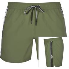 Armani Men Swimwear Armani Emporio Logo Swim Shorts Green X