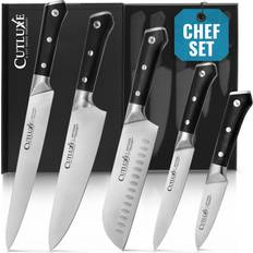 Cutluxe Professionella Köksknivar Set 5 Stycken Knivset