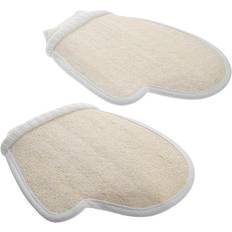 Exfoliating Gloves Pedaxi Loofah Gloves Exfoliator Body Deep Cleansing Scrub 2-pack