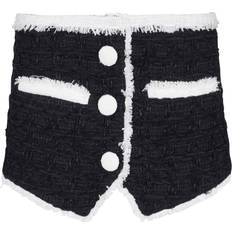 Polyamide Skirts Balmain Tweed Mini Skirt - Eab Noir/Blanc