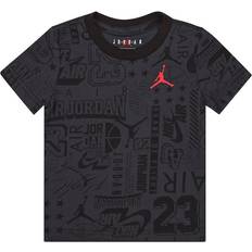 Jordan Unisex T-shirts Jordan Jdb Wall Of Flight Tee Black, Unisex, Kläder, T-shirt, Svart, 116/122