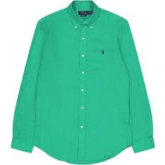 Polo Ralph Lauren Skjorter Polo Ralph Lauren Custom Fit Linen Shirt - Grasshopper Green