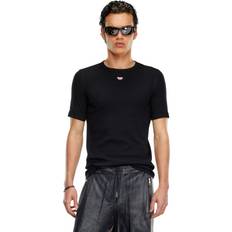 Diesel Överdelar Diesel Räfflad T-shirt för Män - Black
