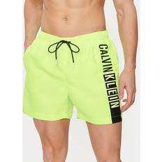 Calvin Klein Herren Shorts Calvin Klein Swimwear Badeshorts KM0KM00991 Grün Regular Fit