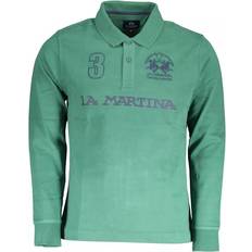 Golf - Gröna Pikétröjor La Martina Cotton Polo Men's Shirt