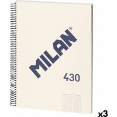 Beige Anteckningsblock MiLAN Anteckningsbok 430 Beige A4