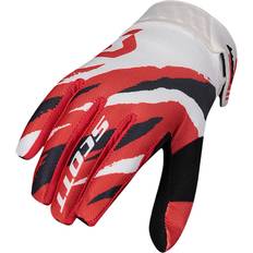 Scott 450 Prospect Motocross Handschuhe, weiss-rot, Größe