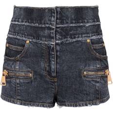 Balmain Shorts Balmain Shorts Dames Katoen Elastane - Blauw