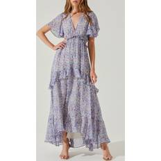 Long Dresses - Purple ASTR The Label Cherli Floral Maxi Dress