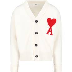 Seta Cardigan AMI ADC Big Cardigan - Off-White/Red