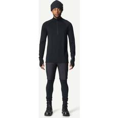 Houdini Base Layer Tops Houdini Desoli Light Half Zip Shirt - True Black