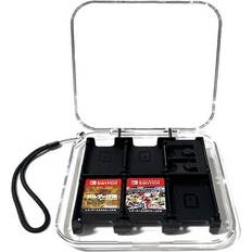 PC Protection & Storage Zocasl Game Storage Compatible with Switch Game Cards or TF Card Portable Game Memory Card Storage-transparent