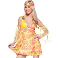 Kostumer Blumenkind Minikleid XLarge für Fasching kaufen