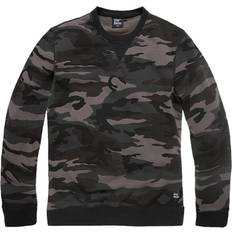 Multicolore Pulls Vintage Industries Camo Greeley Sweatshirt - Marron Foncé/Noir/Beige