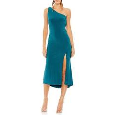 Mac Duggal One-shoulder Midi Cocktail Dress