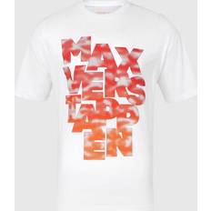 T-shirts Red Bull Racing Max Verstappen Expression Tee Fuel For Fans F1 - White