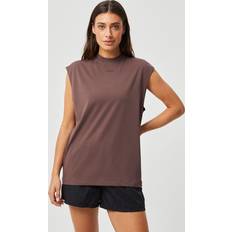 Björn Borg Återvunnet material Linnen Björn Borg Studio Loose Fit Tank Brun