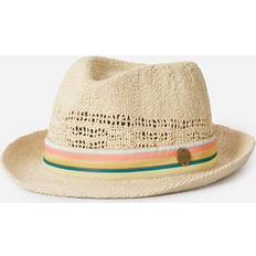 Dam - Natur Hattar Rip Curl Beige Follow The Sun Fedora Straw Hat
