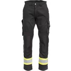 Tranemo workwear Arbetsbyxor Tranemo workwear Stretchbyxa Dam - Svart/Varselgul