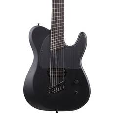 Schecter Schecter Guitar Research Pt-7 Ms Black Ops 7-String Electric Guitar Satin Black Open Pore