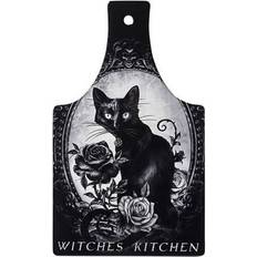 Alchemy Gothic Ceramic Cats Witches Chopping Board