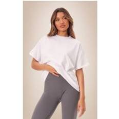 PrettyLittleThing White Boxy Oversized T Shirt