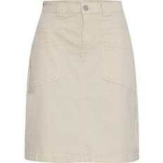 Natural - Women Skirts Fransa Women's Skirt Twill - Blanc