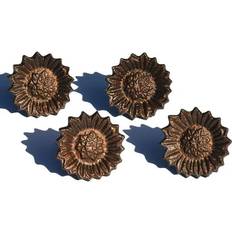 Handwash Napkin Rings Contemporary Home Living Set of 4 Sunflower