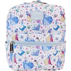 White Backpacks Disney Princess Disney Princess Manga Style All Over Print Mini-Backpack white