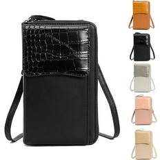 Bags CN Fashion Crossbody Bag Small Cell Phone Bag Women s Bag PU Leather Card Holder Luxury Shoulder Strap for Handbag Black