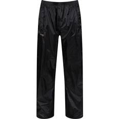 Black - Men Rain Trousers Regatta Men's Stormbreak Waterproof Overtrousers - Black