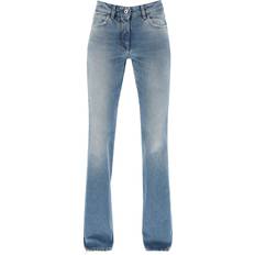 Off-White Women Jeans Off-White Mid-Rise Flared Jeans