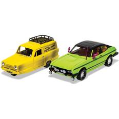 1:36 Model Kit Corgi Only Fools & Horses Del Boy's Reliant Regal & Ford Capri Mk3 1:36