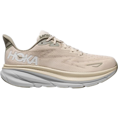 Beige - Men Sport Shoes Hoka Clifton 9 M - Oat Milk/Barley