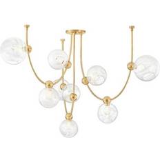 Astraia Vintage Brass Pendant Lamp 66.8"