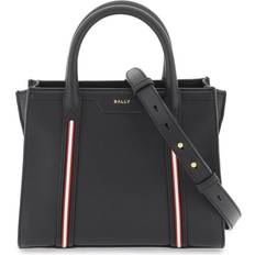 The tote bag small Bally Small Code Tote Bag - Black