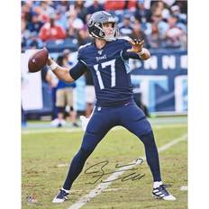 Sports Fan Apparel Fanatics Authentic Ryan Tannehill Tennessee Titans Autographed 16" x 20" Navy Jersey Passing Photograph