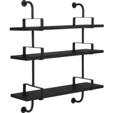 GUBI Shelves GUBI Demon Black Stained Ash Wall Shelf 155cm