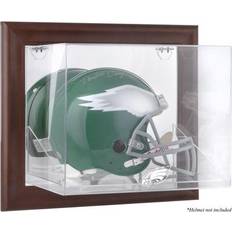 Philadelphia Eagles Sports Fan Products Fanatics Authentic Philadelphia Eagles Brown Framed Wall-Mountable Logo Helmet Case