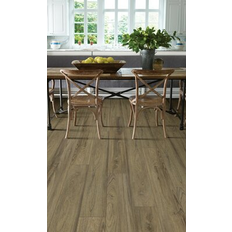 Flooring Shaw Unshakable HD Plus 7" x 48" x 8mm Oak Luxury Vinyl Plank in Brown sWA53700587" Brown