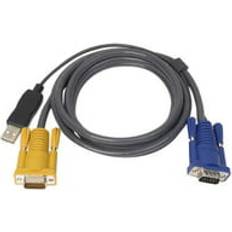 KVM Switches Aten 6 ft. PS/2 to USB Intelligent KVM Cable 2L5202UP