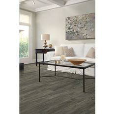 Flooring Shaw Unshakable HD Plus 7" x 48" x 8mm Oak Luxury Vinyl Plank in Gray/Brown sWA53700578" Gray/Brown