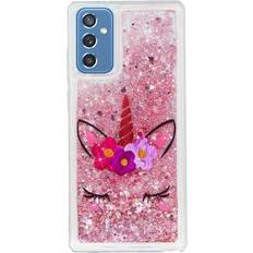 Gyhoya Wink Unicorn Glitter Luxury Sparkle Liquid Case for iPhone 15