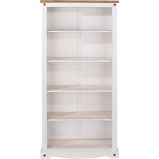 Pines Book Shelves Core Products Halea White Book Shelf 176.6cm