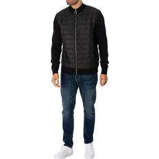 Barbour Herre - Vinterjakker Barbour Mens' Essential Carn Baffle Zip Thru Sweater - Black