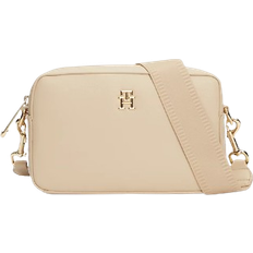 Tommy Hilfiger Essential Monogram Small Camera Bag - White Clay