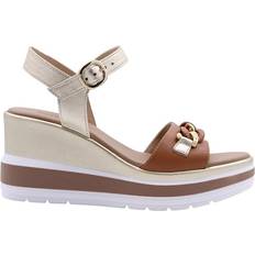 NeroGiardini Leather Sandals - Cognac