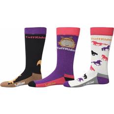 Boys Socks TuffRider Kid's Asher Socks 3-pack - Black/Purple/White (100922-645)